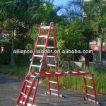 Colored Scaffolding Aluminum Ladders with 12 steps AL-5120-2