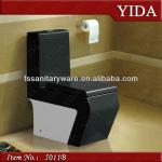 colorful toilet with the washdown one piece toilet in black color 5011B