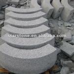 Competitive grey curving kerb stone Grey kerb stone