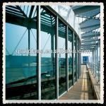 Construction Glass wall made of tempered insulated glass for buildings construction glass wall