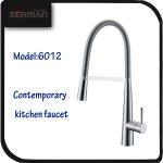 Contemporary Serman water ridge single lever kitchen sink faucet 6012