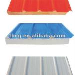 corrugated colored metal roofing sandwich panel V980