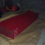 corrugated ppgi steel roofing sheet 750-665