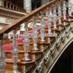 crystal glass banister rails for inner stairs JMD-LT-205