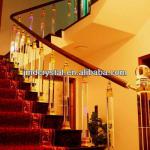 crystal glass decorativas stairs of interior JMD-LT-208