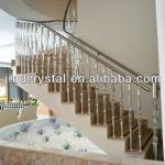 crystal glass indoor stair banisters design JMD-LT-470