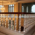 Crystal glass indoor stair railings designs JMD-LT-001