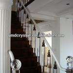 crystal glass stair handrail &amp; baluster for home decoration JMD-LT-004