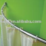 Curved shower curtain rod 8013