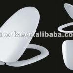 Custom PP Slow Close Toilet Seat with Stainless Steel Hinges NK0509