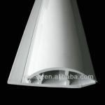 Custom White PVC co-extrusion folding plastic window frame Window frame profile