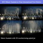 Dancing music water fountain LF007