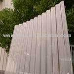 daylighting clear corrugated polycarbonate sheet PCC