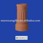 Decorative terracotta garden column MSX0025