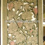 Decorative wall panel sculpture flower relief for wall decor interior.exterior wall stone WALL02