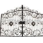 decorative wrought iron gate JBL-G-01