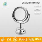 desk table bathroom mirrors attached with led ligths 2X/3X/5X GTM-BTR113