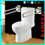 Disabilities toilet with stainless steel handrail B2392A