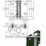 DIY Auto Close Glass Door Hinges/Glass-Glass Type G-G