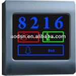 DND doorbell/hotel doorbell touch switch with DND,make up and bell AODSN8080-3N