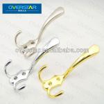 Doubel Decorative Zinc Alloy Coat Hooks Wall Mounted EZ1003