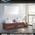 Double basin bathroom vanity for modern bathroom JS-B012