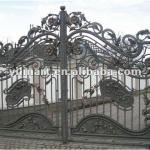 double door wrought iron main gate YL-E072 YL-E072