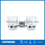 double glass cup holder HD-61468