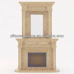 double-layer stone fireplace surround YF-F001