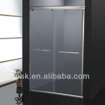 double sliding door tempered glass shower screen OSK-703