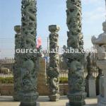 dragon carved stone pillar GS-C521