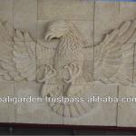 Eagle wall decoration carved stone wall art relief 002