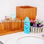 Eco-friendly Bamboo bathroom accessories set JJ019