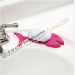 Eco-friendly silicone soap holder good for hotel with cute fish bone shape WF12007036