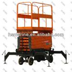 Electric drive 7M mobile hydraulic scissor lift SJY-7