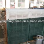 electric galvanized then pvc spary school yard fence ym-001