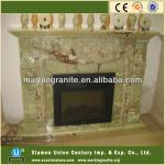 Elegant natural indoor onyx marble fireplace elegant onyx marble fireplace