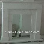 elegant white granite slab fireplace /fireplaces granite078