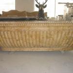 Elegent Carved Stone Bathtub ba-38