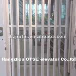 Elevator interior folding doors