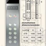 Elevator Parts Elevator COP LOP Shanghai Manufacturer SN-COP-010