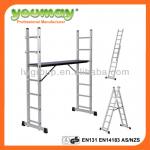 EN131 approved Aluminium scaffolding ladder (AM0407A) AM0407A