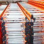 EN131 Scaffolding Orange Epoxy Steel Ladder 3M/3.5M/4M/5M/5.5M/6M/7M/8M