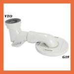 enviromental-friendly toilet plastic siphon trap G19