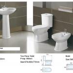 Euro Standard Sanitary ware toilet suite