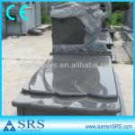 Euro style granite tombstone TS001