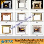 Euro style marble fireplace with quality assurance marble fireplace