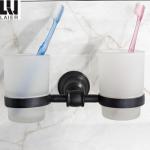 Euro style zinc ORB bathroom accessories set double tumbler holder 15652 15652