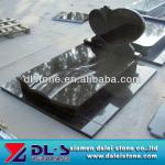 Europe Style Black Marble Tombstone dls