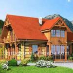 European standard wooden villa JYS0225